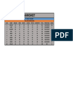 Marksheet: St. Paul'S College Civil Lines Moradabad