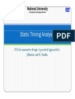 Static Timing Analysis: National University
