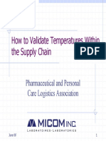 Cold Chain Validate Temperature - IsTA