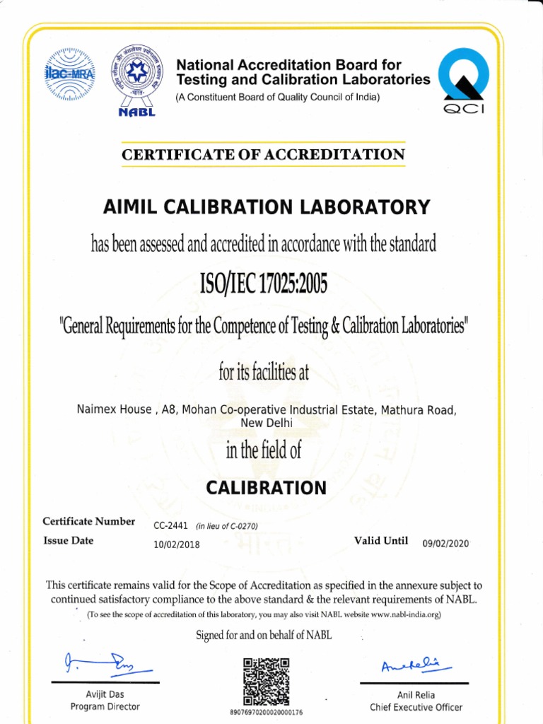 Nabl Certificate | PDF