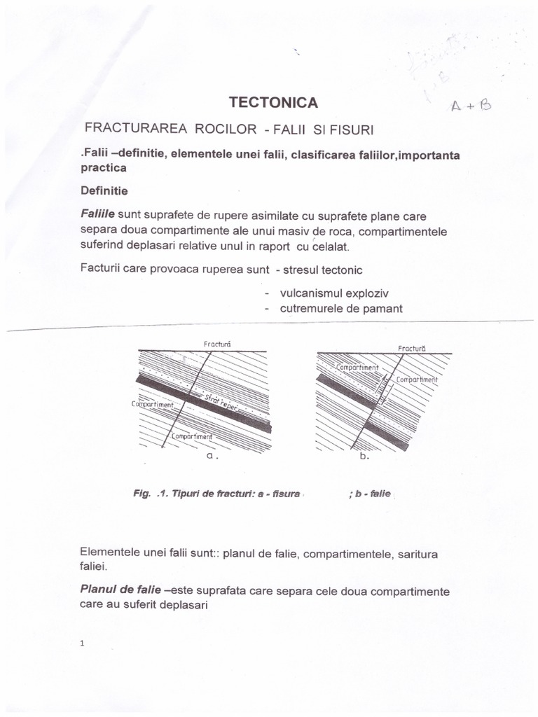 8-Fracturarea Rocilor - Falii Si Fisuri PDF | PDF