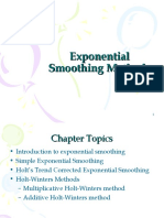 Exponential Smoothing Methods (1)