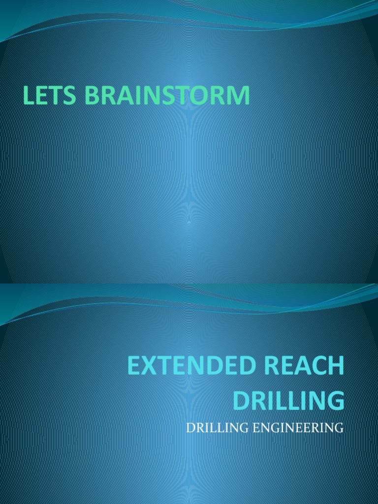 Extended Reach Drilling PDF Casing (Borehole) Drilling