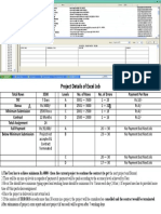 Project Details of Excel Job