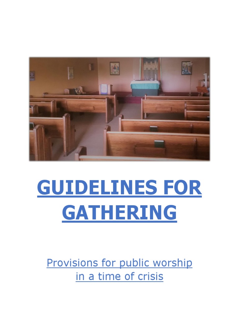 Guidelines For Gathering - St. Aidan's Church | PDF | Eucharist ...