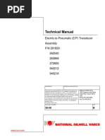 Technical Manual: Electric-to-Pneumatic (E/P) Transducer Assembly P/N 261829 262040 263869 272820 940212 940216