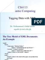 CS6113 Semantic Computing: Tagging Data With XML