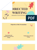 Directed Writing: Prepared by Bang Ler Ming