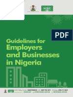 Guidelines For: Employers and Businesses in Nigeria