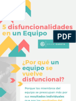 5 Disfuncionalidades en Un Equipo