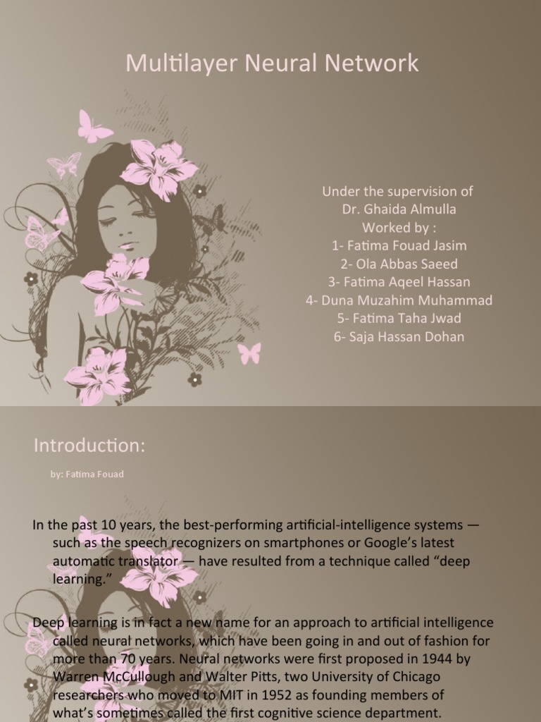 Understanding Multilayer Neural Networks | PDF | Artificial Neural ...
