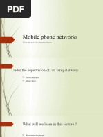 Mobile Phone Networks: Network and Telecommunications