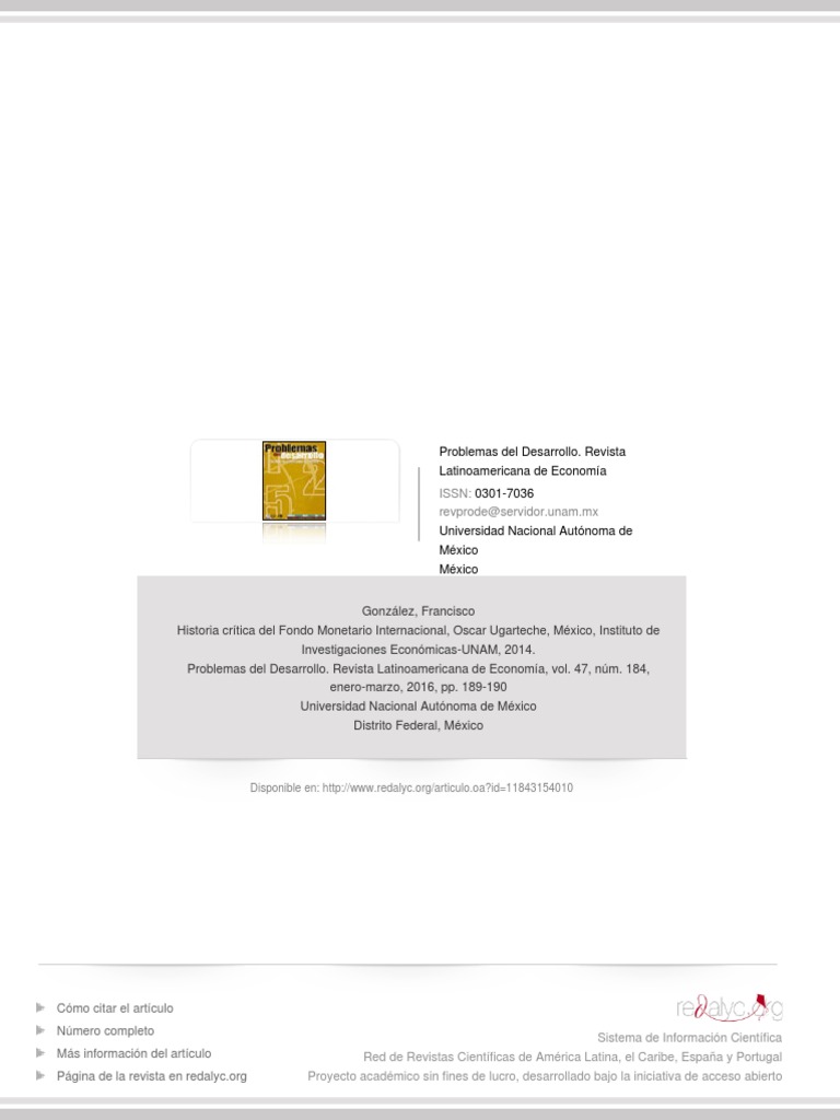 Crítica al FMI y su relevancia actual | PDF | Fondo Monetario ...
