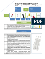 Instructivo de Limpieza de Escaleras Electricas PDF