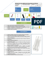 Instructivo limpieza escaleras eléctricas