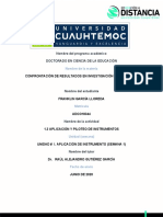 1.3 Aplicación y Piloteo de Instrumentos - García - Franklin