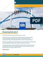 Cedar Point Reopening Guidelines