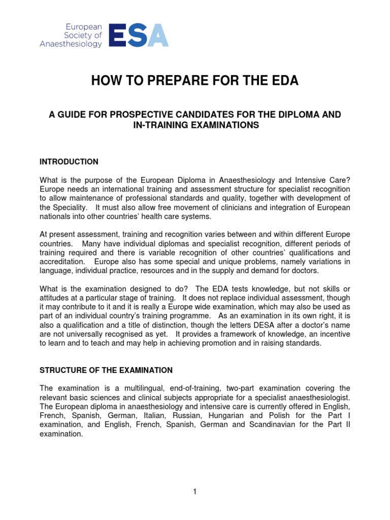 EDA Exam Preparation Guide | PDF | Career & Growth