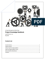 White Paper - Project Knowledge Handbook