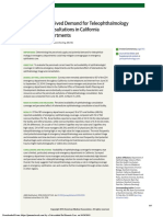 Supply and Perceived Demand For Teleophthalmology in Triage and Consultations in California Emergency Departments PDF