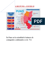 Mapa de Puno de Covid 19