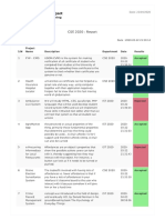 CSE 2020: Report: S/N Project Name Description Department Date Results Accepted