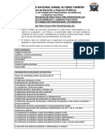 Ficha de Supervisión de Practicas Pre Profesionales