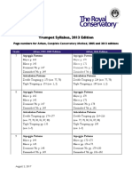 Trumpet Syllabus, 2013 Edition: Grade Arban, 1982-2005 Edition Arban, 2013 Edition