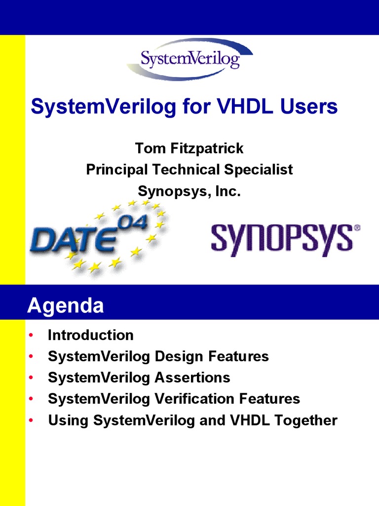 SystemVerilog Overview for VHDL Users | PDF | Class (Computer ...