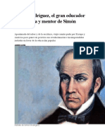 Simón Rodríguez Gran Educador de La América A Lopez