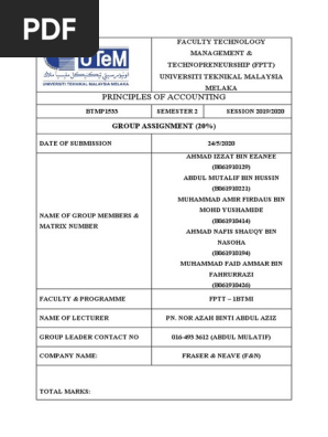 Assigment Account Full Pdf Dividend Working Capital