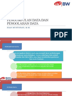 Pengumpulan Data dan Pengolahan Data