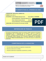 DISEÑO METODOLÓGICO PARA EL APRENDIZAJE - UNIDAD I - DMpA 01