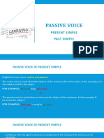 Passive Voice Present and Past