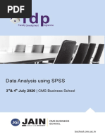 Data Analysis Using SPSS