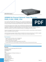 GEMINI 64-Channel Network Video Recorder, Raid, H.265, Hdmi, Vga