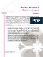 BRAVO J - Do Eu Ao Outro A Estilização Do Corpo Queer PDF