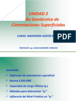 Unidad 2 Capacidad de Carga y Asentamientos de Suelos PDF