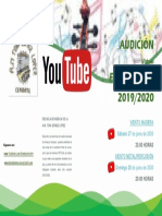 Cartel Audicion Final Curso 2020