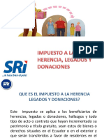Presentación de Herencias, Legados y Donaciones - Normativa Ecuatoriana