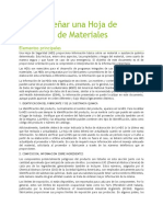 Como Disenar Una Hoja de Seguridad de Materiales PDF