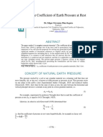 The Coefficient of Earth Pressure at Rest: Keywords