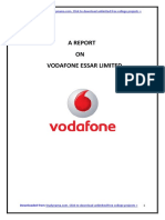 Vodafone STP & Marketing Strategy - MBA Project Report Free PDF Download