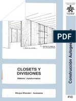 Closets Divisiones PDF