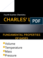 Charles' Law: Fourth Quarter: Chemistry