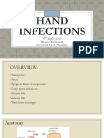 Hand Infections: Mentor: DR Dinesh Presented By: R. Nandinii