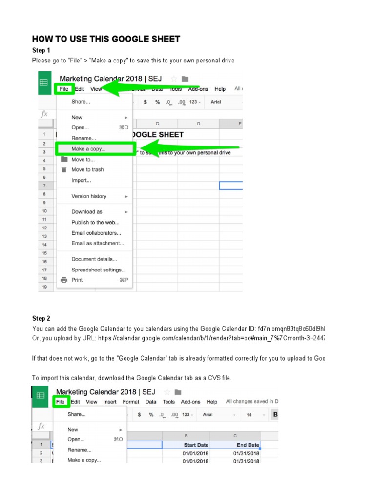 Marketing Calendar 2018 SEJ PDF Mardi Gras Blog