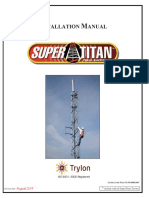 SuperTitan Tower Foundation Installation Manual Rev9