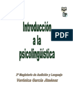 Introduccion A La Psicolinguistica
