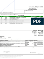 Cotización de materiales de construcción